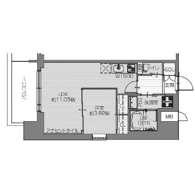 物件○○の間取り図