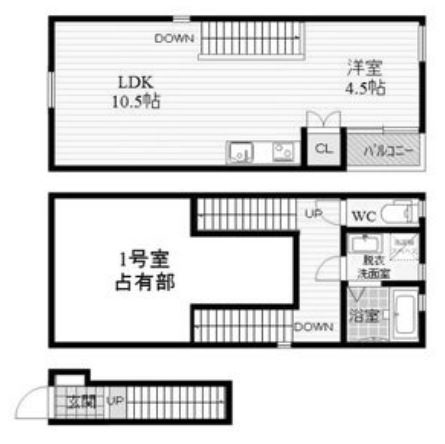 物件○○の間取り図