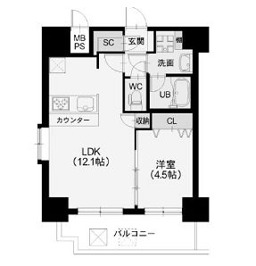 物件○○の間取り図