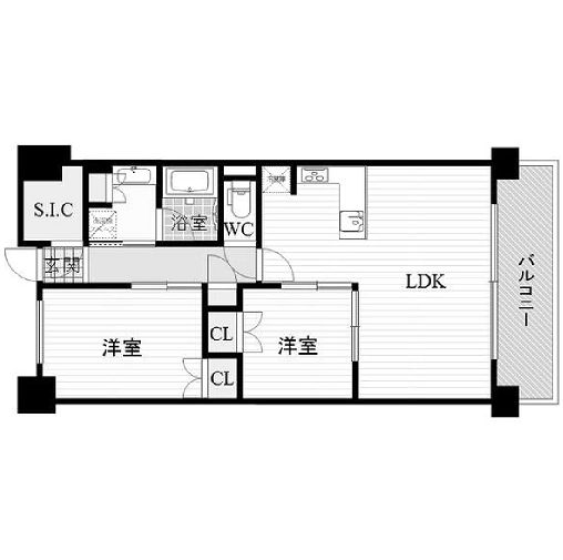 物件○○の間取り図