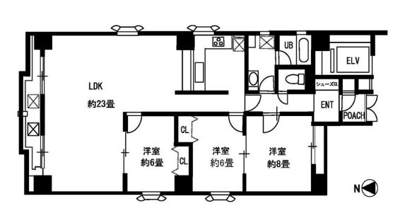 物件○○の間取り図