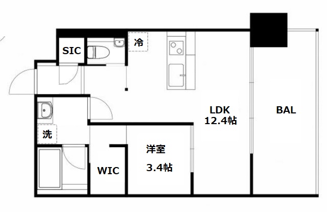 物件○○の間取り図