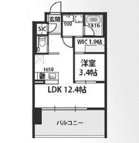 物件○○の間取り図