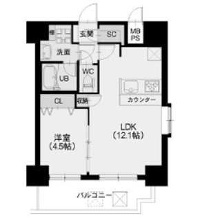 物件○○の間取り図