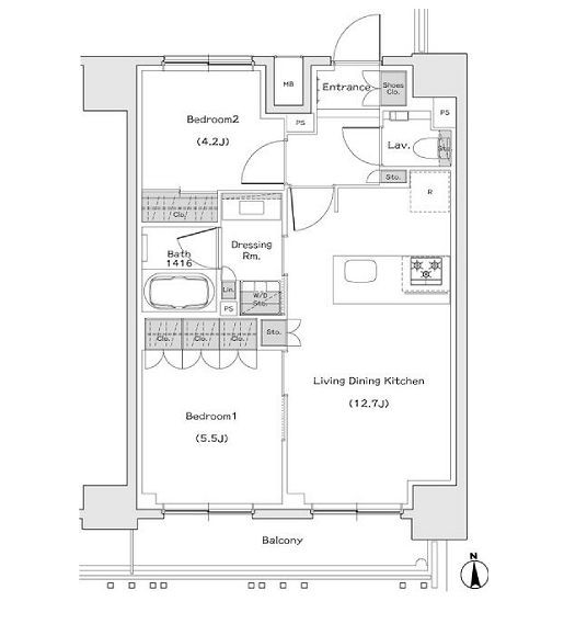 物件○○の間取り図