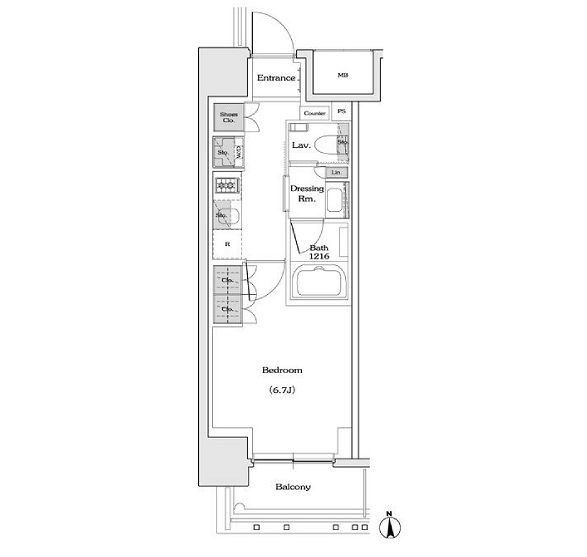 物件○○の間取り図