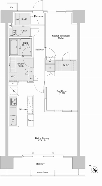 物件○○の間取り図