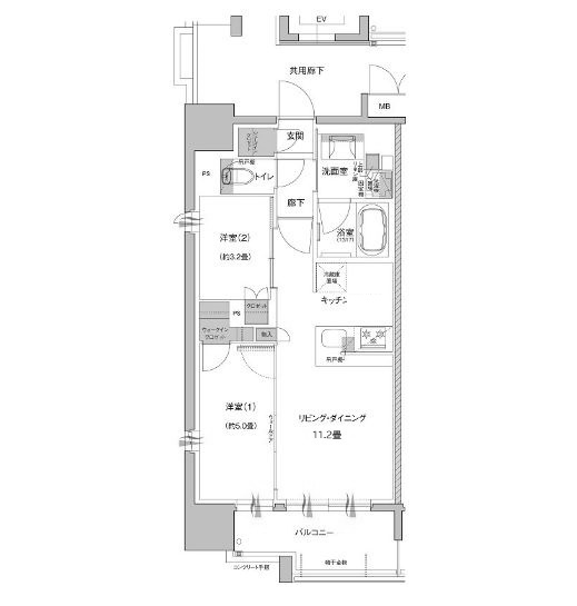 物件○○の間取り図