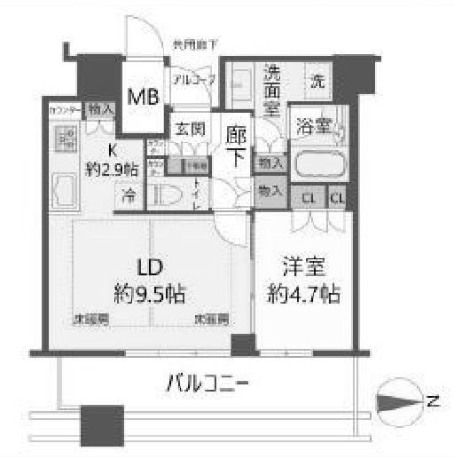 物件○○の間取り図