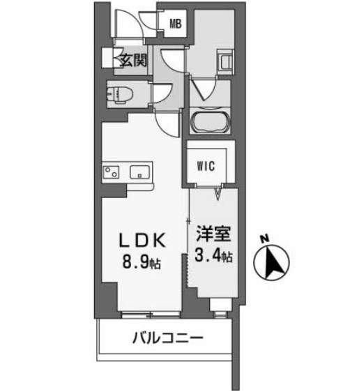 物件○○の間取り図