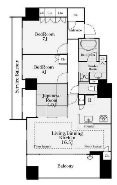 物件○○の間取り図