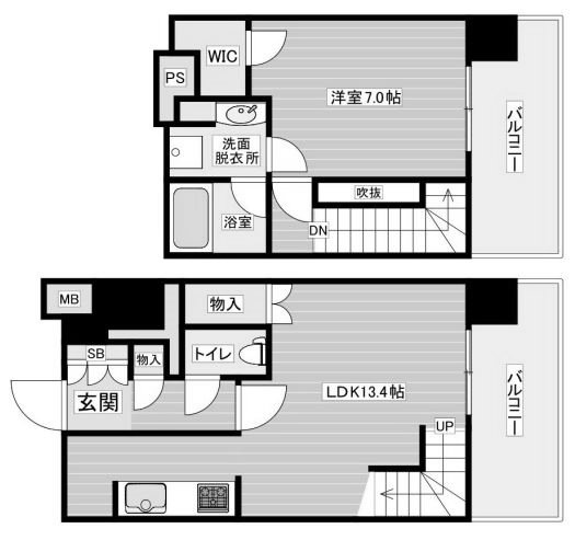 物件○○の間取り図