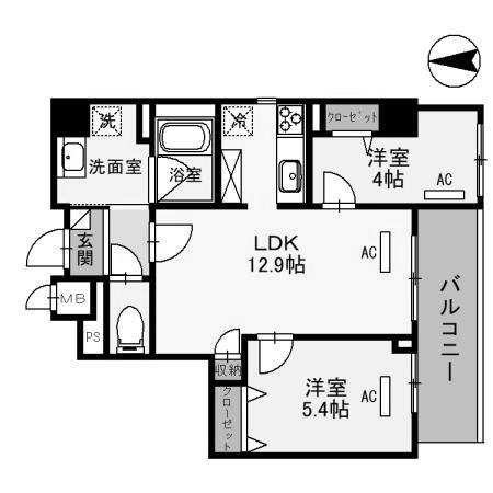 物件○○の間取り図