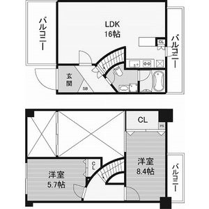 物件○○の間取り図