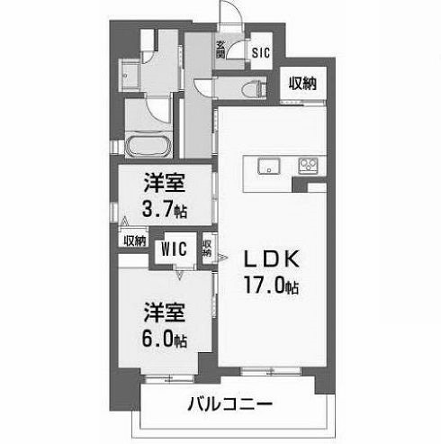 物件○○の間取り図