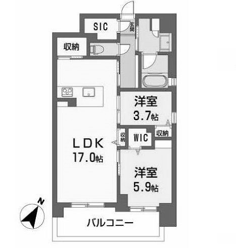 物件○○の間取り図