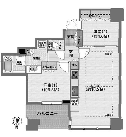 物件○○の間取り図