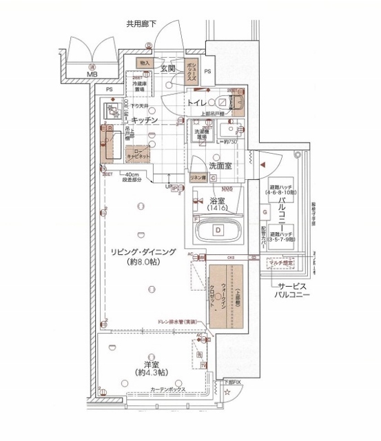 物件○○の間取り図