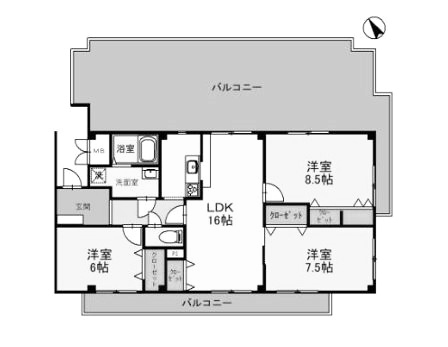 物件○○の間取り図