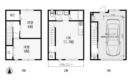 物件○○の間取り図