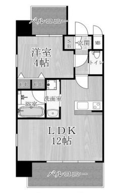 物件○○の間取り図