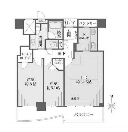 物件○○の間取り図