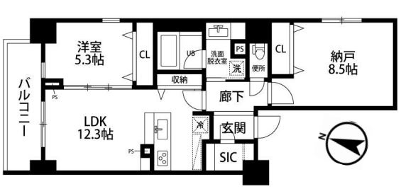 物件○○の間取り図