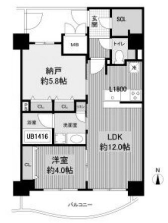 物件○○の間取り図