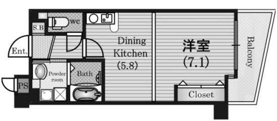 物件○○の間取り図