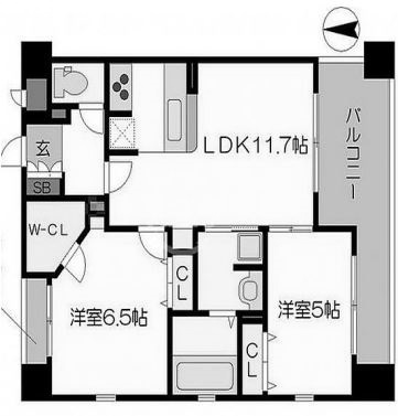 物件○○の間取り図