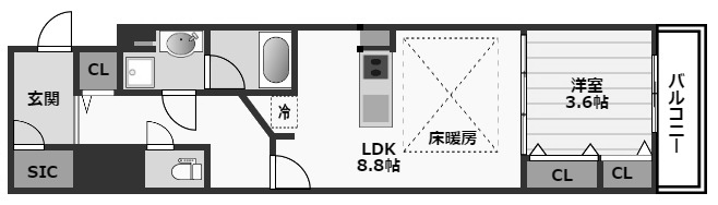 物件○○の間取り図