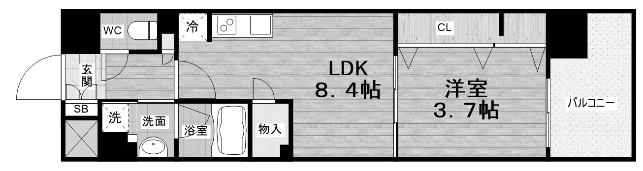 物件○○の間取り図