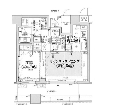 物件○○の間取り図