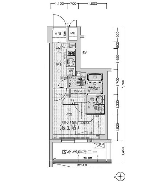 物件○○の間取り図