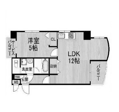 物件○○の間取り図