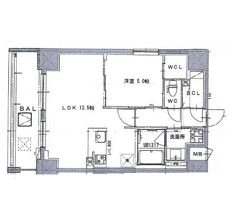 物件○○の間取り図