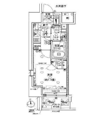 物件○○の間取り図