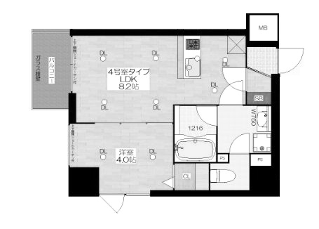 物件○○の間取り図