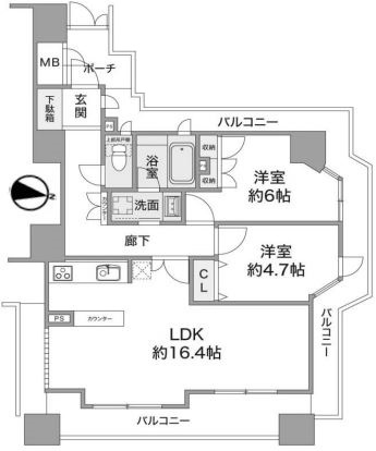 物件○○の間取り図