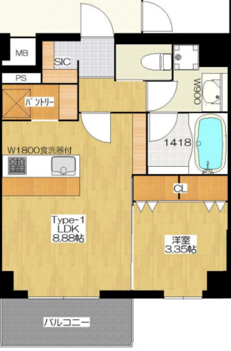 物件○○の間取り図