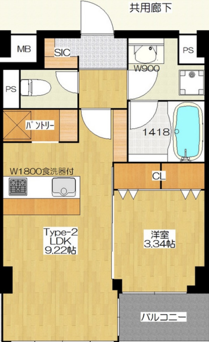 物件○○の間取り図