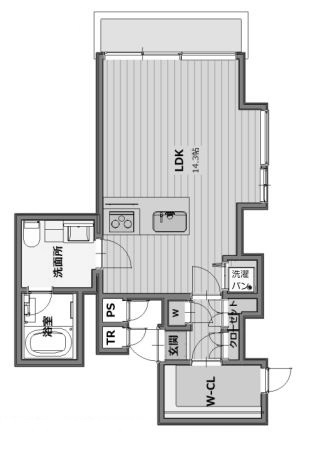 物件○○の間取り図