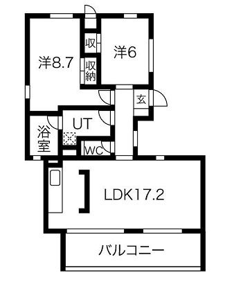 物件○○の間取り図