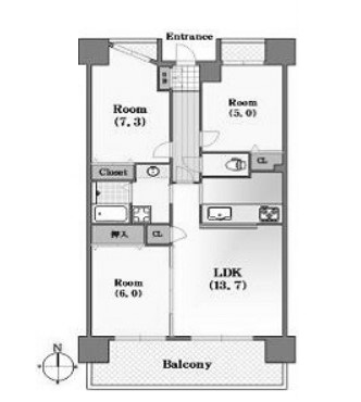 物件○○の間取り図