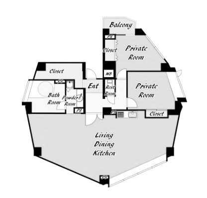 物件○○の間取り図