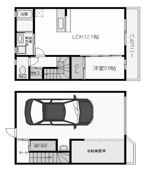 物件○○の間取り図