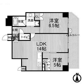 物件○○の間取り図