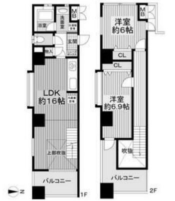 物件○○の間取り図