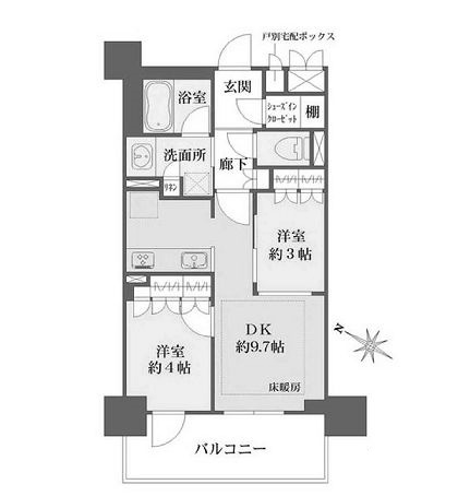 物件○○の間取り図