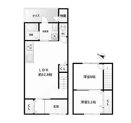 物件○○の間取り図